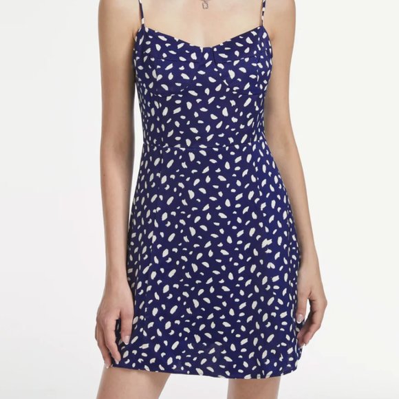 NWT Blue Petal Sweetheart Mini Dress - Size Medium - The Commense - Picture 2 of 5